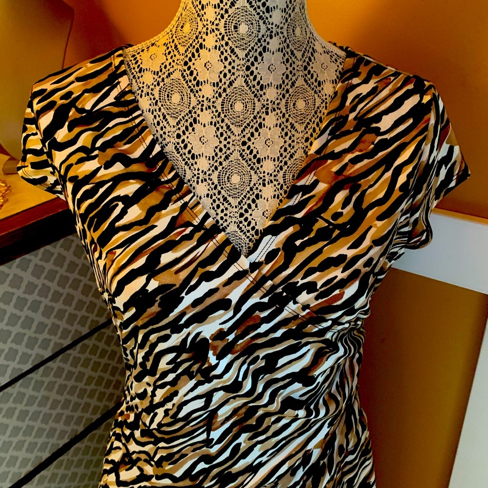 Merona Animal Print A Line dress
